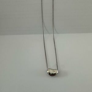 Tiffany and co bean necklace